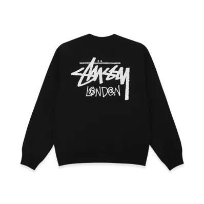Stussy Stock London Crew "Black"