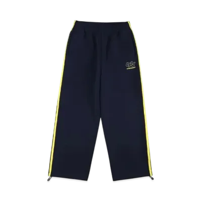 Unknown London Baggy Fit Un Pop Stripe Track Pants "Navy"