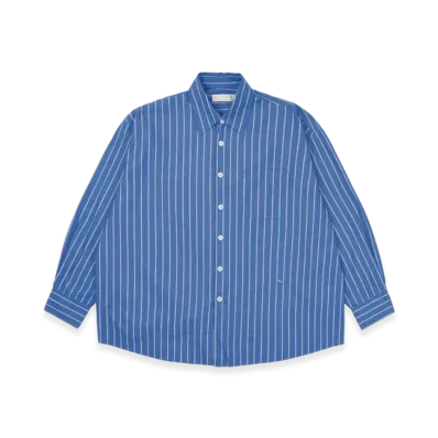 OUR LEGACY Classic Stripe Borrowed Shirt "Blue White"