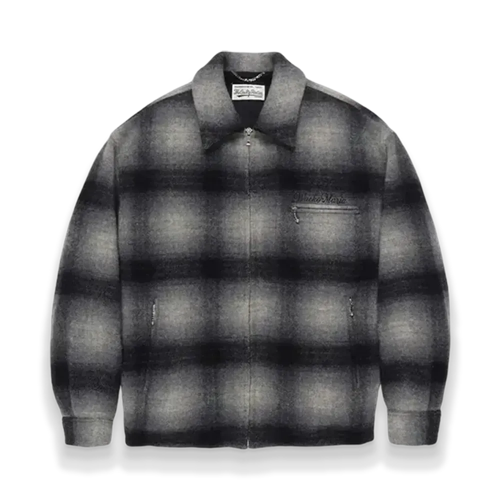 WACKO MARIA Wool Check 50's Jacket "Gray"