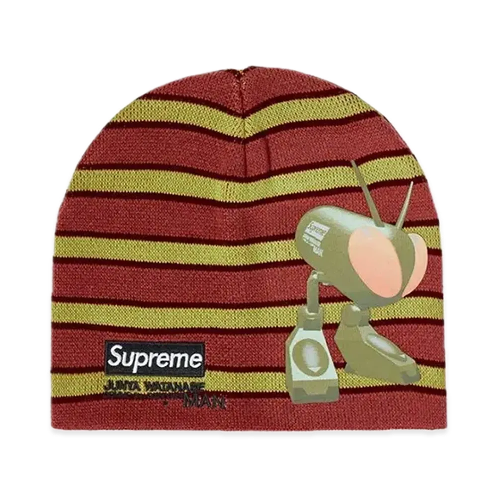 Supreme x JUNYA WATANABE COMME des GARCONS MAN Beanie Original artwork by BUGSEX "Red Stripe"