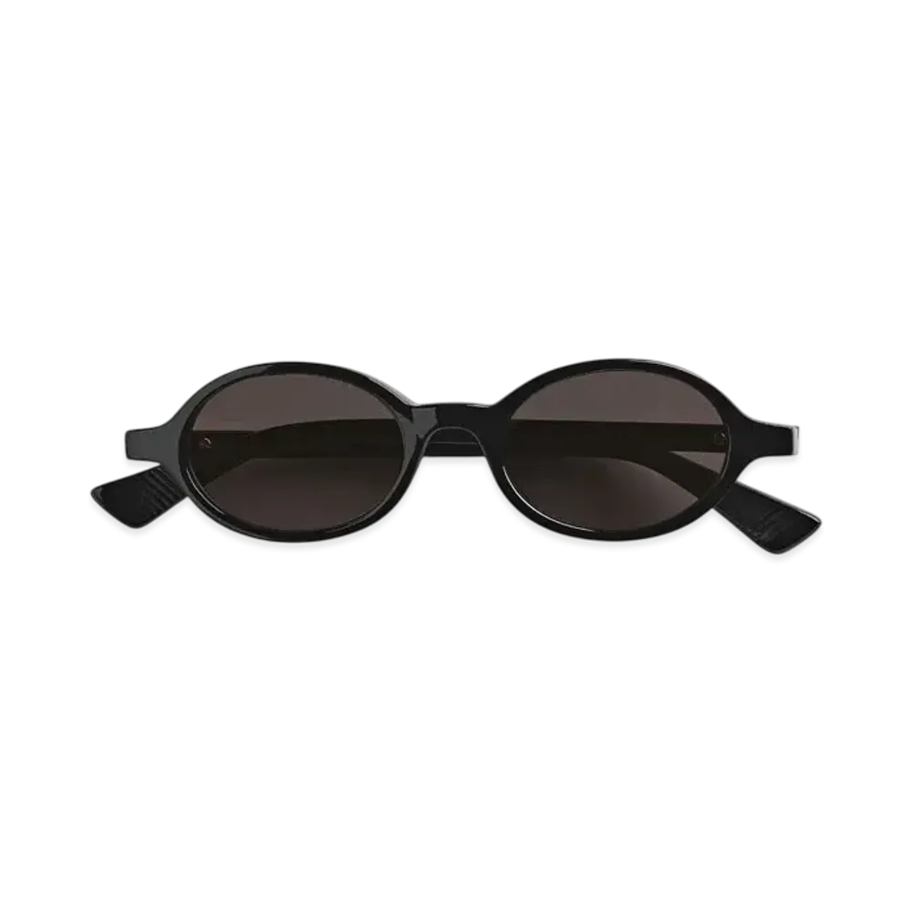 Bottega Veneta Classic Oval Sunglasses "Black/Grey"