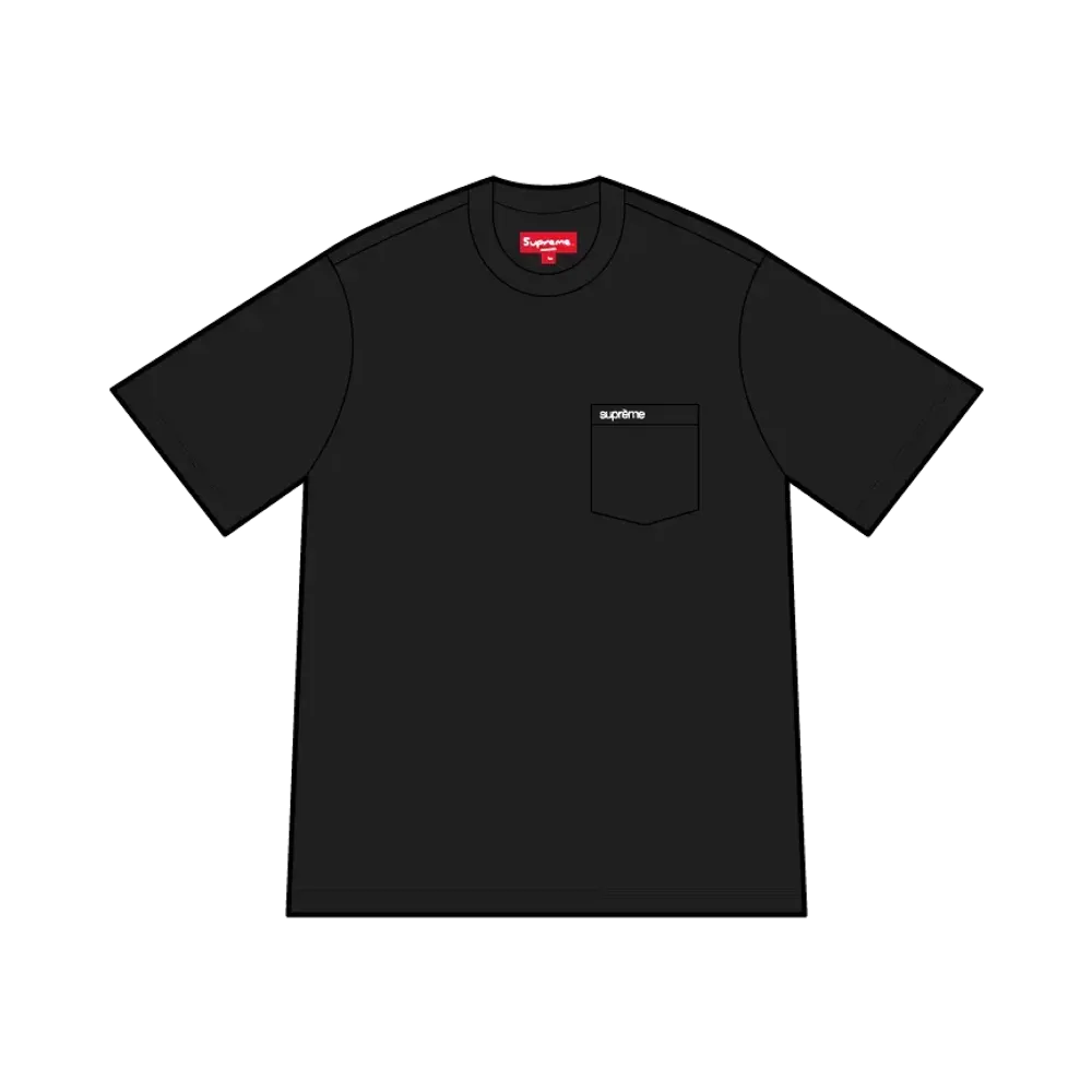 Supreme S/S Pocket Tee "Black" (25FW)