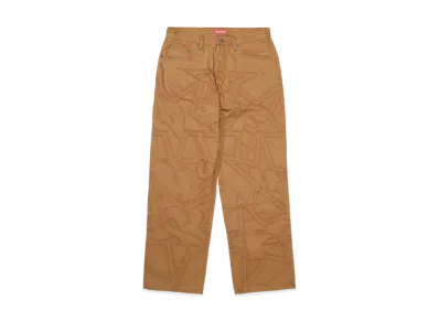 Supreme Stars Topstitch Baggy Jean "Brown"
