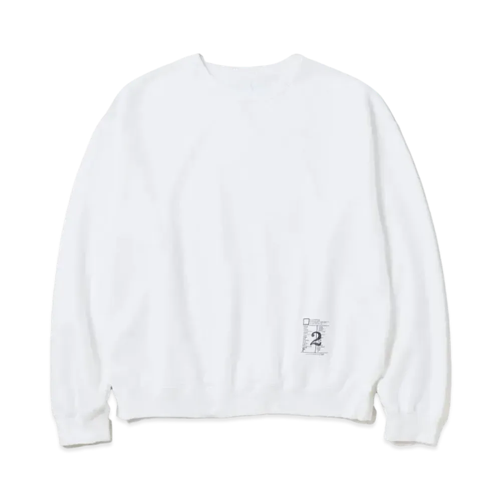 NEIGHBORHOOD BW . Sweat Shirt LS "White"