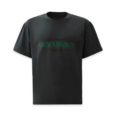 C.P. Company x OUR LEGACY WORK SHOP Heavy Jersey Short Sleeve T-Shirt "Total Eclipse Blue"