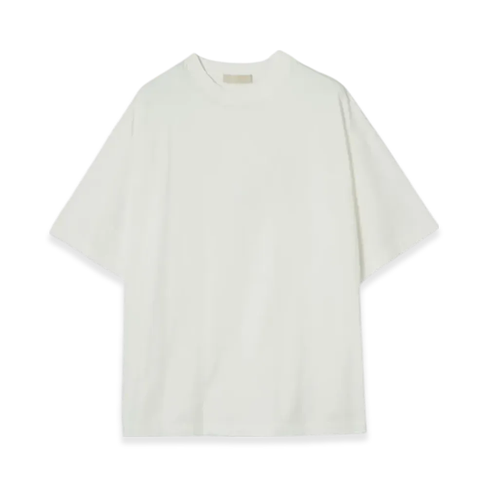 YOKE Recycled Suvin Cotton Jersey Yoke T-Shirt Short Sleeves "White"