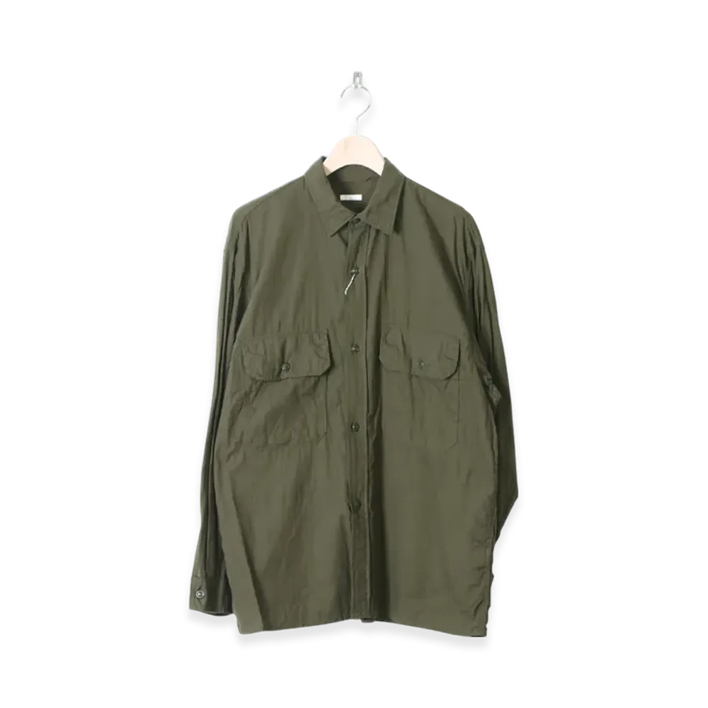 COMOLI Betashan CPO Shirt "Olive"