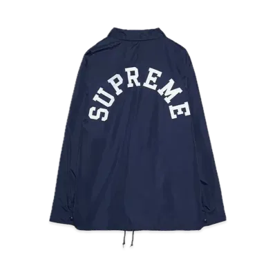 Supreme x Champion Coaches Jacket "Navy"