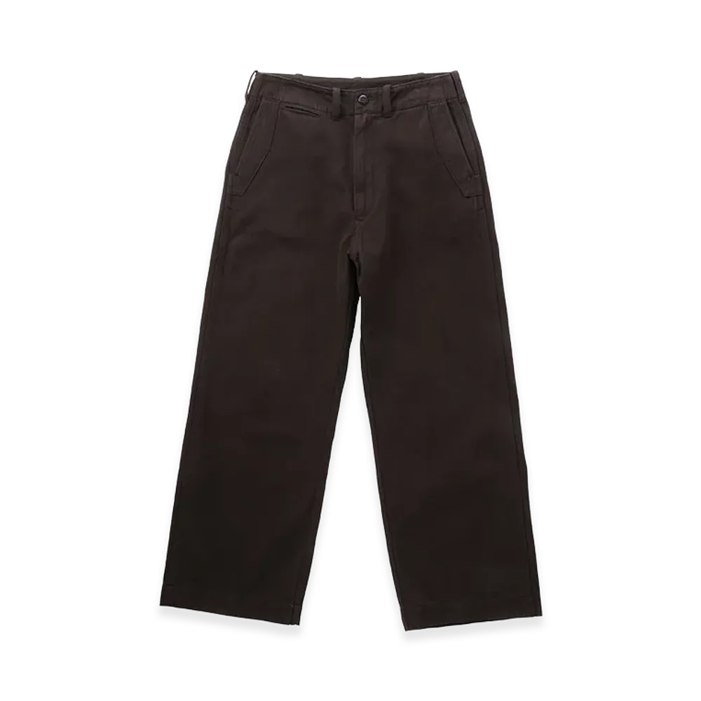 T.T Taiga Takahashi LOT.202 Engineer Trousers "Triple Mud Dyed Brown"