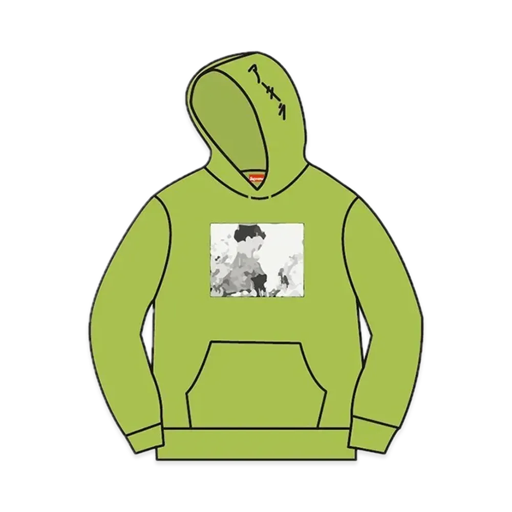 Supreme x AKIRA Arm Hooded Sweatshirt "Lime"