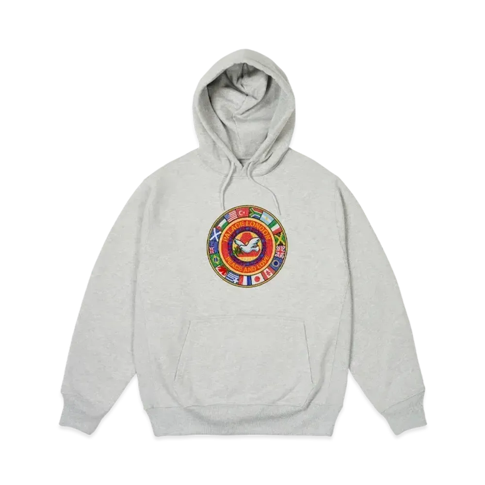 PALACE Nations Hood "Grey Marl"