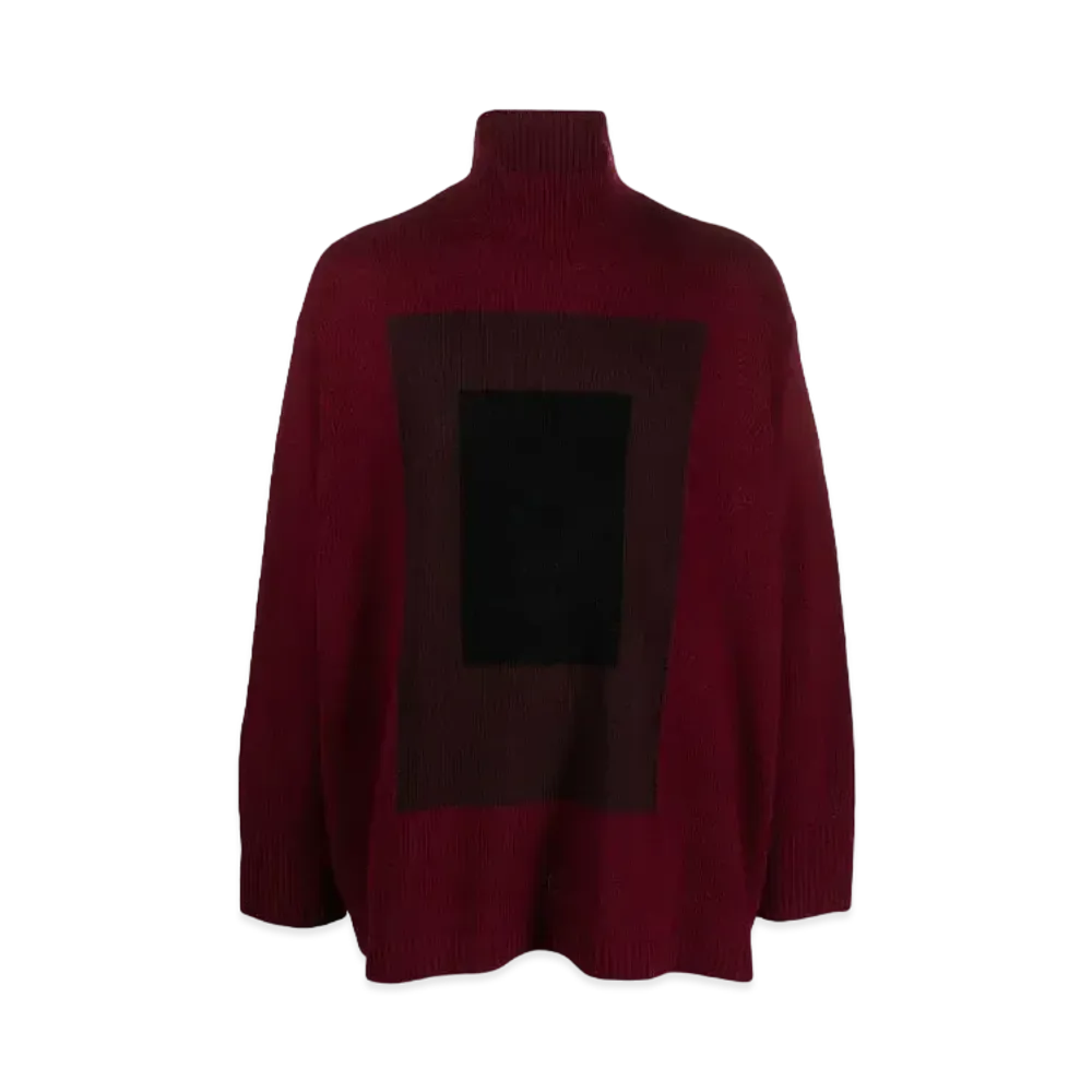 Levi's Made & Crafted Graphic Turtleneck Sweater "Dark Red"