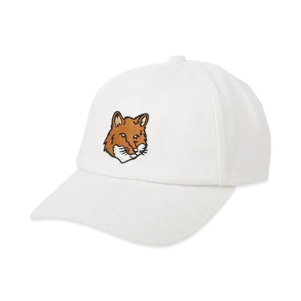 Maison Kitsune 6 Panel Cap "White"