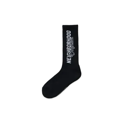NEIGHBORHOOD Logo Socks "Black"