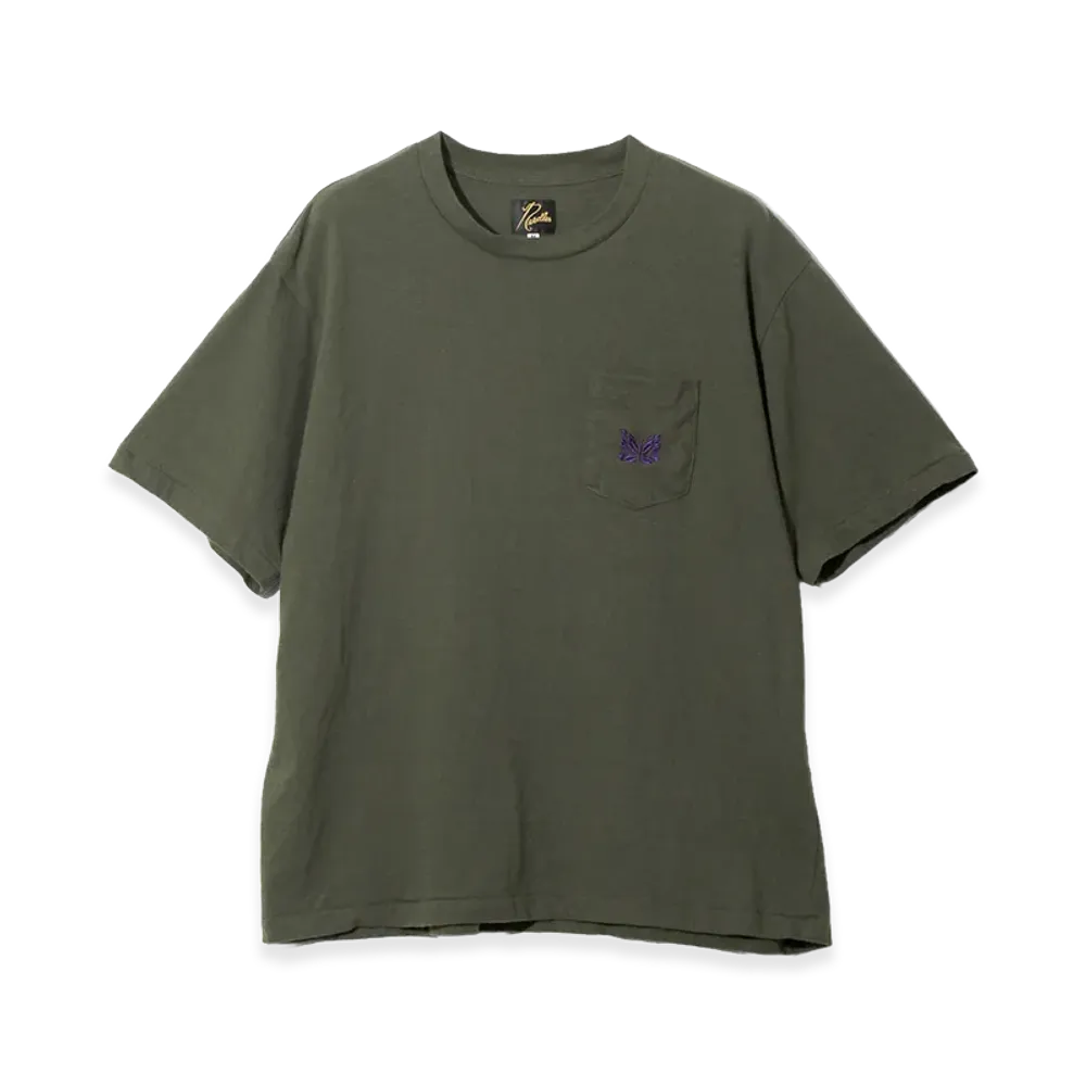 NEEDLES S/S Pocket Tee - Cotton Jersey "Green"