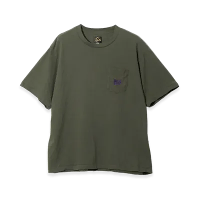 NEEDLES S/S Pocket Tee - Cotton Jersey "Green"