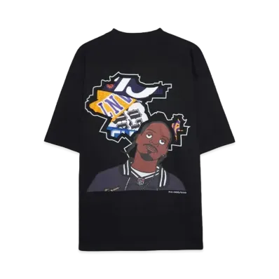 RISA x CIVIATELIER LOS ANGELES DOGGY TEE -005/010- "BLACK"