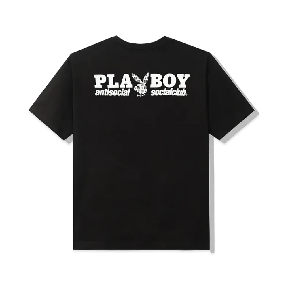 ANTI SOCIAL SOCIAL CLUB SS22 Playboy x ASSC Checkered Tee "Black"