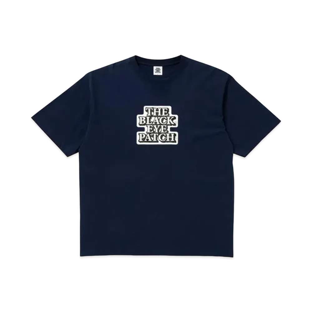 BlackEyePatch OG LABEL TEE "Navy"