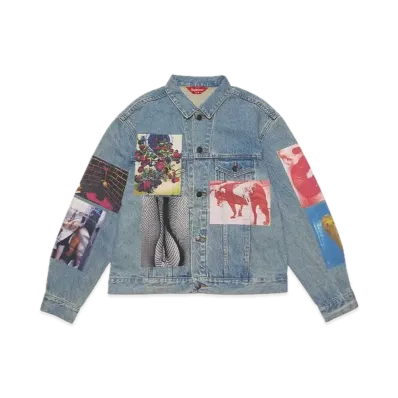 Supreme x Daido Moriyama Denim Trucker Jacket "Blue"