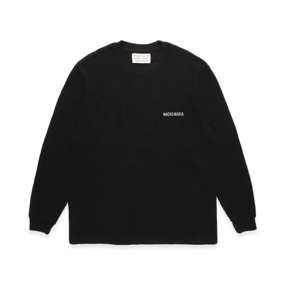 WACKO MARIA Thermal Shirt "Black"