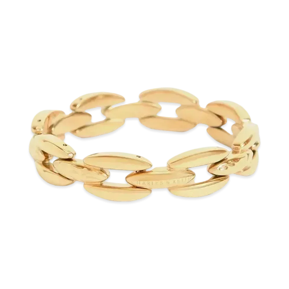 CHARLES & KEITH Chain Link Cuff Bracelet "Gold"
