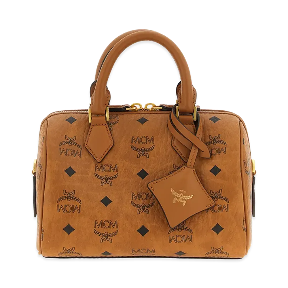 MCM Women's 'Ella Boston' Handbag "Brown"