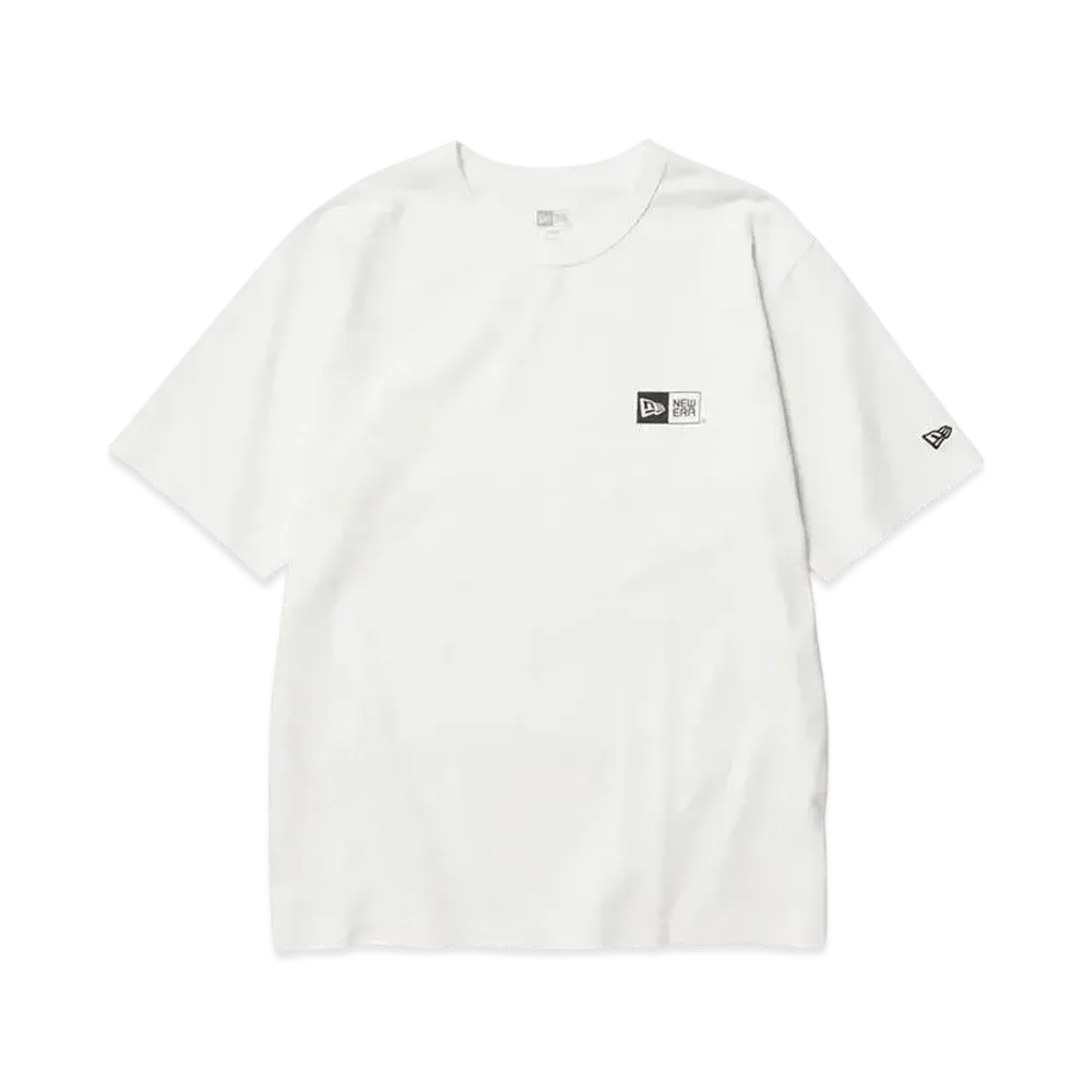 NEW ERA New Era Outdoor Short Sleeve Washed Cotton T-shirt Box Logo "Off White"