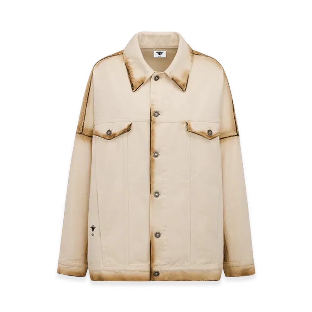 Dior Women's Oversized Jacket Cotton Denim "White"