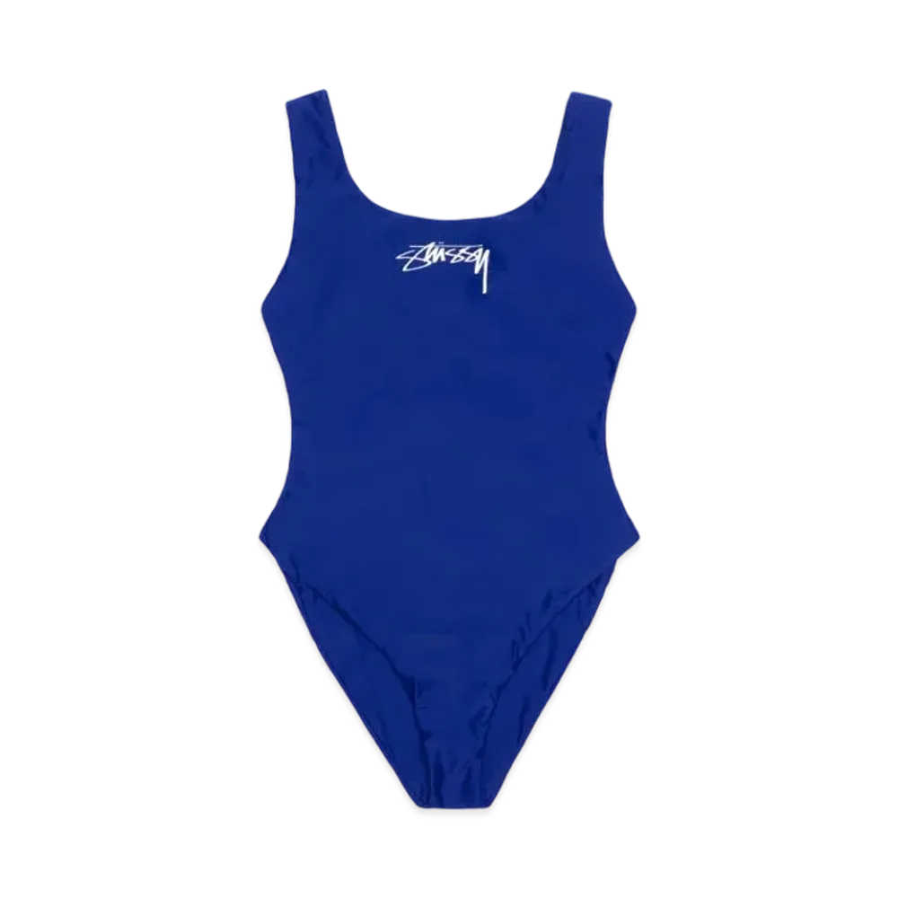 Stussy Surf Stock One Piece Swimsuit "Blue"