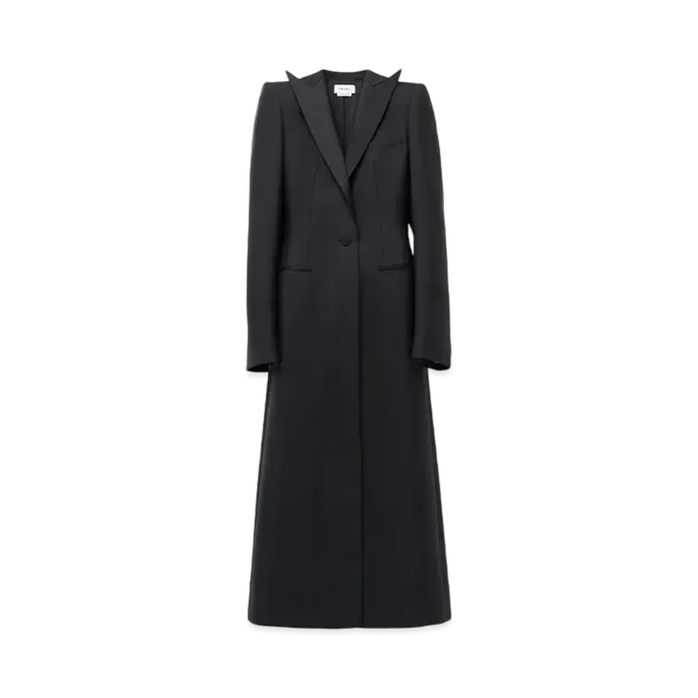 Alexander McQUEEN Single-Breasted Coat "Black"