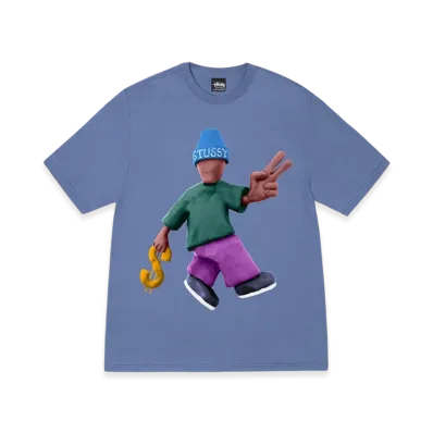 Stussy Peace & Prosperity Tee "Storm"