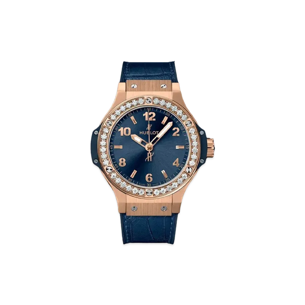 HUBLOT Big Bang Gold Blue Diamonds 38mm