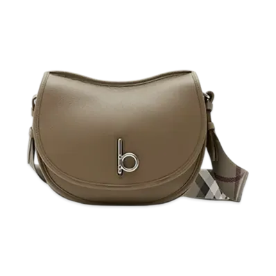 Burberry Small Rocking Horse Satchel "Blush/Swamp"