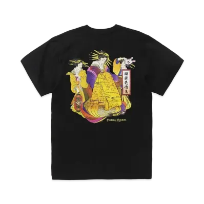 FR2 Ukiyo-e T-shirt "Black"