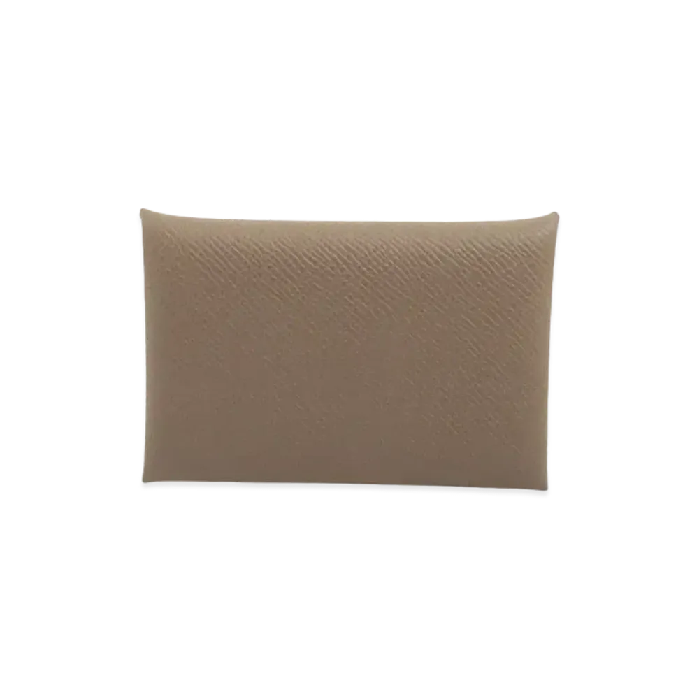 Hermes Calvi Veau Epsom "Etoupe/Silver"