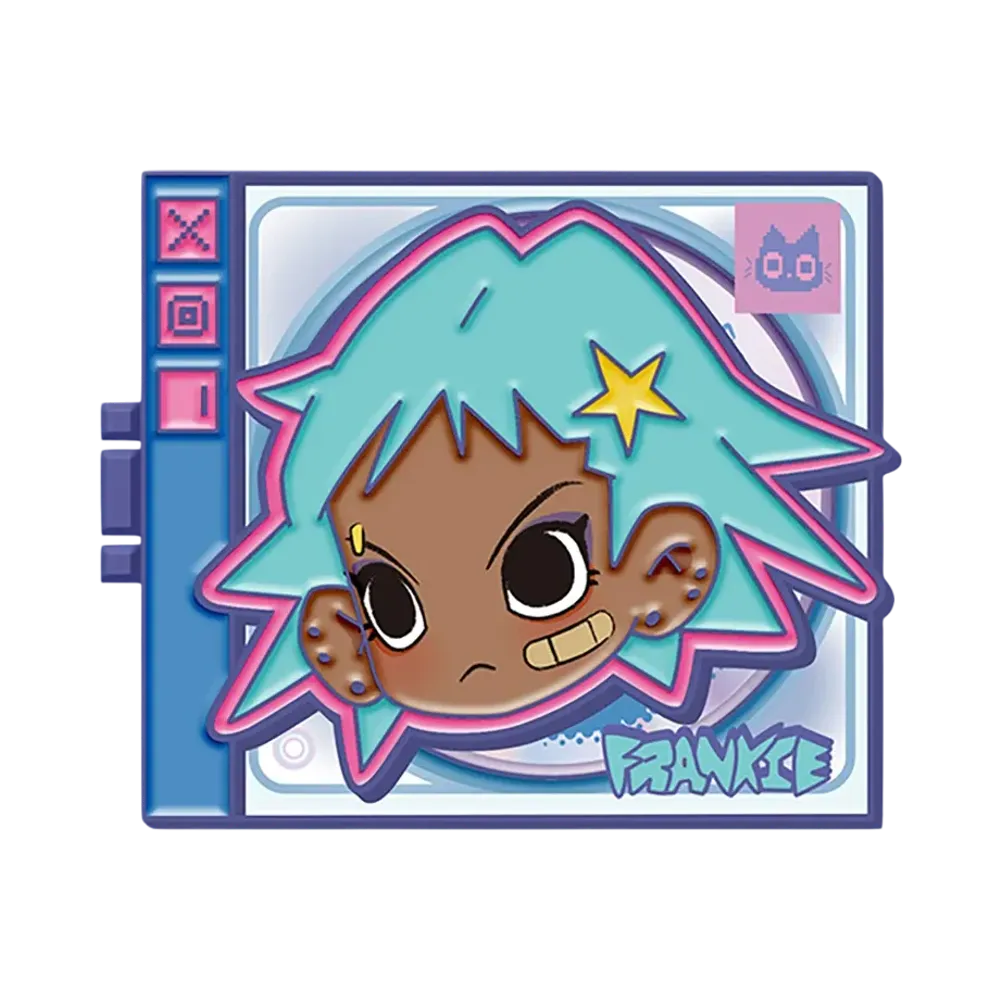 POP MART Lil Peach Riot Loading! Series Pin FRANKIE