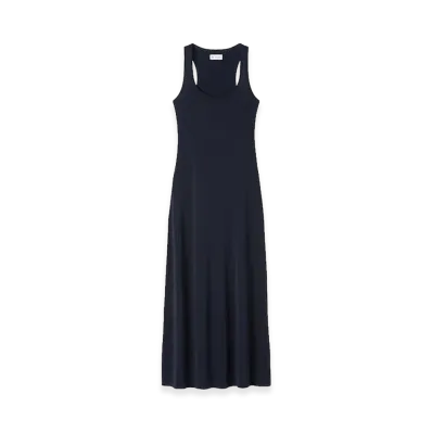 Gap x Victoria Beckham Women's Maxi Jersey Dress "New Classic Navy"