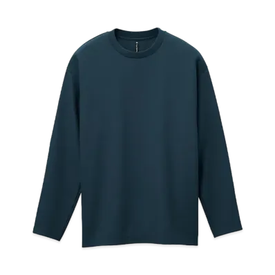 DESCENTE ALLTERRAIN I/O Stretch Twill L/S T-Shirts "Dark Green"