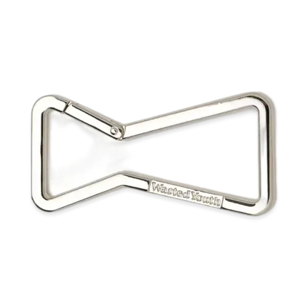 Wasted Youth Ribbon Carabiner "Silver" / VERDY