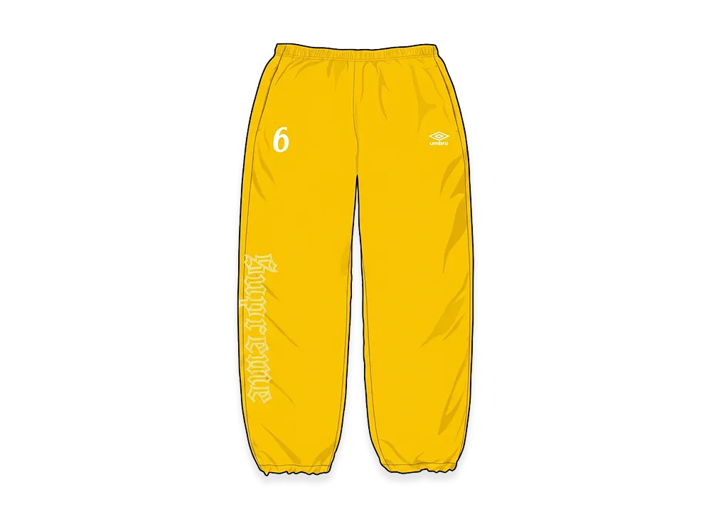 Supreme x Umbro Rhinestone Track Pant "Yellow"