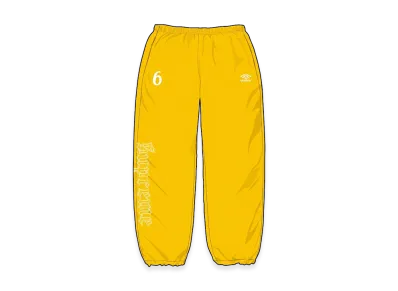 Supreme x Umbro Rhinestone Track Pant "Yellow"