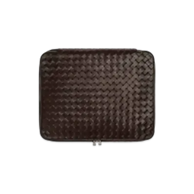 Bottega Veneta Intrecciato Medium Packing Cube "Fondente"