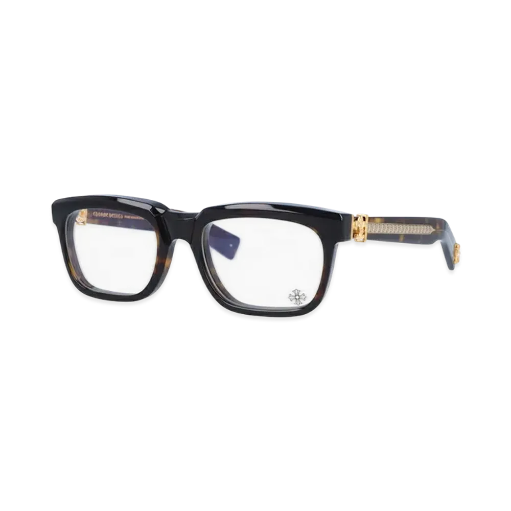 Chrome Hearts SEE YOU IN TEA 53 Square "Dark Tortise"