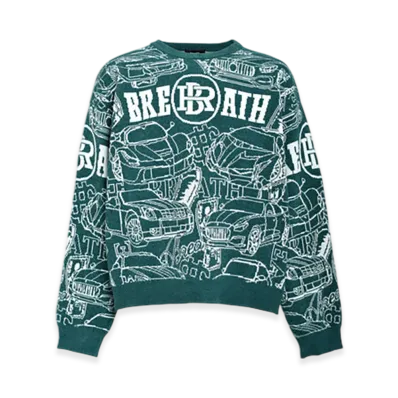 BREATH Super Car Mall Knit "Green"