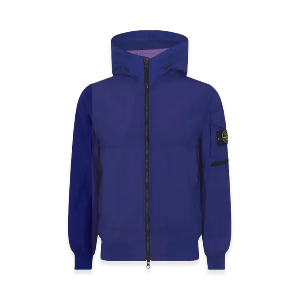 Stone Island 40632 Naslan Light Watro Hooded Blouson - 22SS "Bluette"
