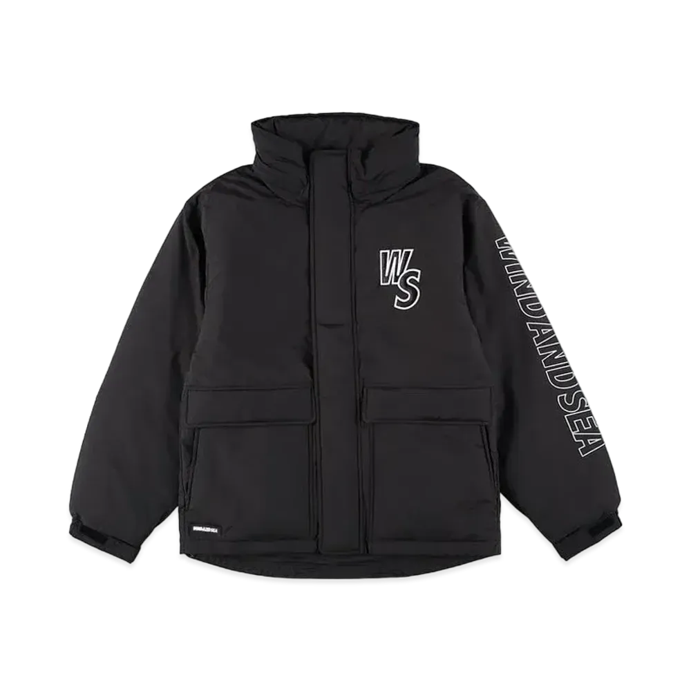 WIND AND SEA Wind Shell Stand Parka Jacket "Black"