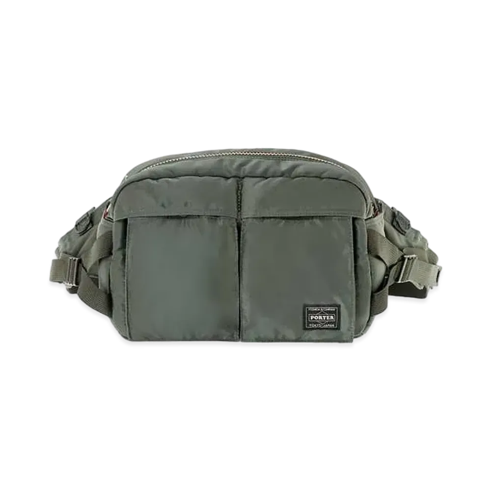 PORTER / TANKER Hip Bag "Sage Green"