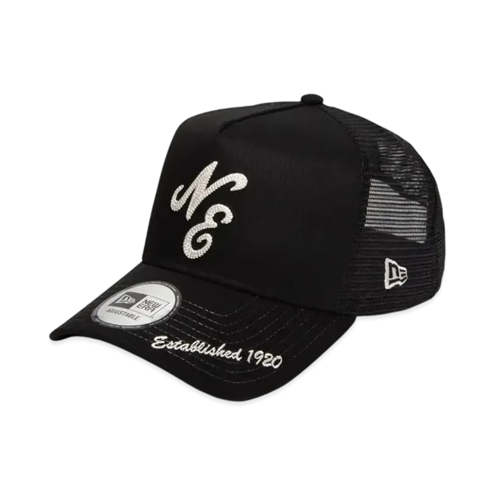 NEW ERA 9Forty A-Frame Tracker Classic Logo "Black"